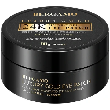 BERGAMO_Luxury Gold hidrogēla acu plāksteri 60 gab