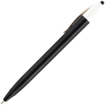 Lodīšu pildspalva CLARO CLICK-CLICK 1.0mm melna, 1