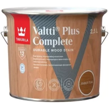 Tikkurila VALTTI PLUS COMPLETE AMBER TEAK 2,5L Tīk