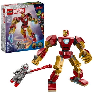 LEGO MARVEL 76307 Dzelzs vīra robots pret Ultronu