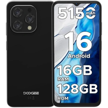 DOOGEE N55 Android 16 viedtālrunis bez līguma, 128