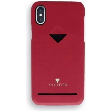 VixFox Card Slot Back Shell for Iphone X/XS ruby r