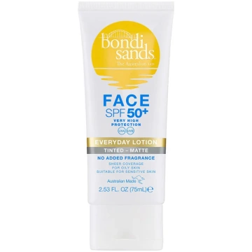 EVERYDAY tonēts sejas losjons bez smaržvielām SPF5