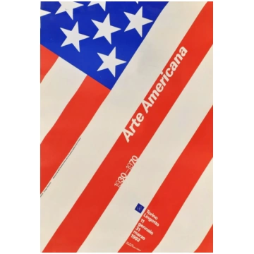 Poster mostra: Arte Americana, Lingotto Torino, 19