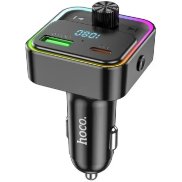 Car charger Hoco QC3.0 PD 30W with transmitter FM 