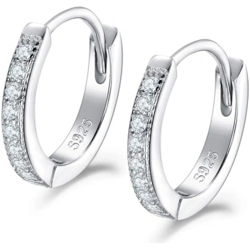 Shuxin Silber Silber Damen Ohrringe, 925 Sterling 