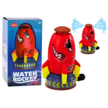 Water Rocket Sprinkler Launcher Red Shark 19948-un
