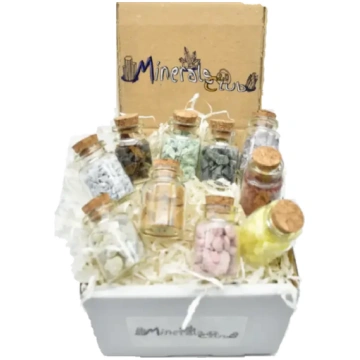 Set of 10 small bottles MineralsClub