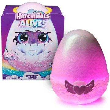 Hatchimals - Alive Secret Hatch Pufficorn Asst. (6