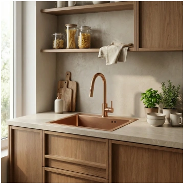 without kitchen faucet Rea