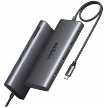 HUB USB Ugreen CM639 1x RJ-45 1x SD 1x USB-C 1x US