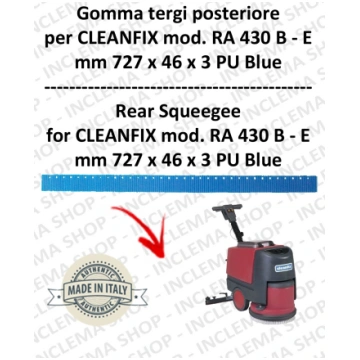 RA 430 B-E Back Squeegee Rubber for Scrubber Dryer