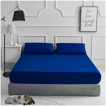 EXQUIZIT HOME Plain Polycotton Percale Easy Care P