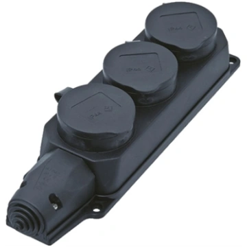 Bachmann distributor socket outlet 3xCEE7/3, 3x ea