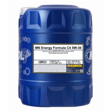 Motoreļļa 5W 30 7917 Mannol 5W30 Energy Formula C4