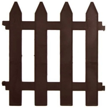 Palisāde Płotek Dārza Brūns Border Komplekts 10gab