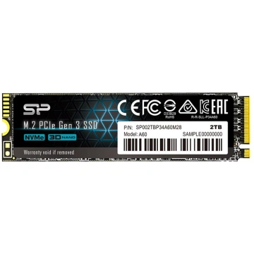 SILICON POWER A60 - SSD - 2 TB - PCIe 3.0 x4 (NVMe
