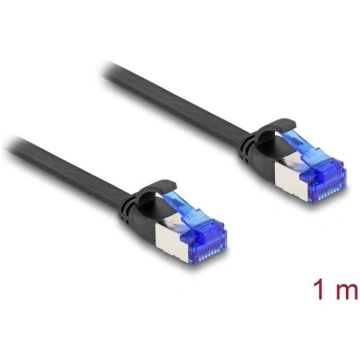 Delock RJ45 Flat Patch Cable plug to plug Cat.6A f