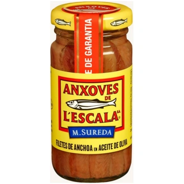 Anchovy fillets in olive oil, artisan, from Girona