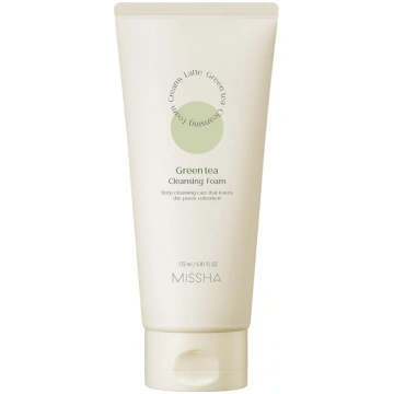 MISSHA Creamy Latte Green Tea Cleansing Foam 172 m