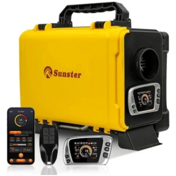 Sunster HTB1 dīzeļa sildītājs 8 kW, 12 V / 220 V a