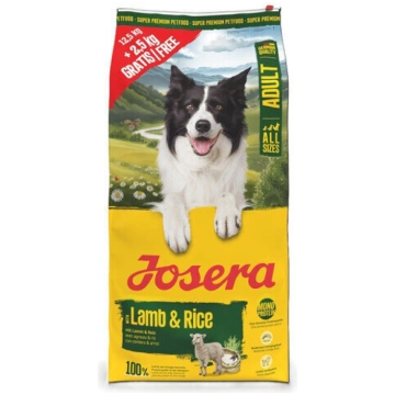 Josera dažādas aktivitātes līmeņa suņiem Lamb&Rice