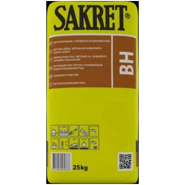 Betons-klons SAKRET BH C-35 hidrotehniskajiem darb