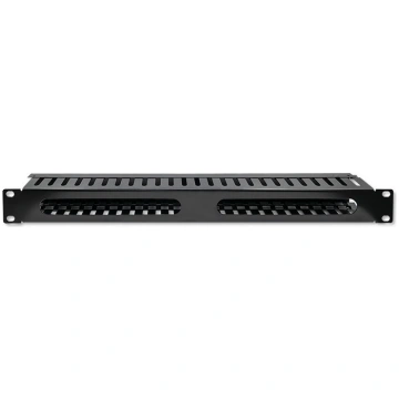 Qoltec Cable organizer for 19inches RACKs 24ports 