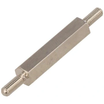 Screwed spacer sleeve; 25mm; Ext.thread: M3; hexag
