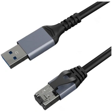 Adaptera kabelis CAT6 UTP, USB3.0 Type-A - RJ45, 1