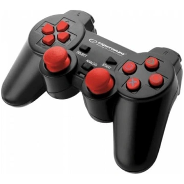 Gamepad egg106r (pc, ps2, ps3; krāsa melna, krāsa 