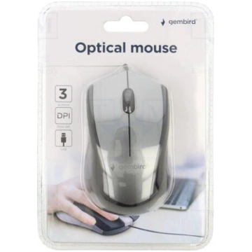 Mouse | black,grey | USB A | optical,wired | 1.35m