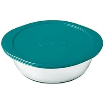Pyrex Cook & Store stikla apaļais trauks ar augstu