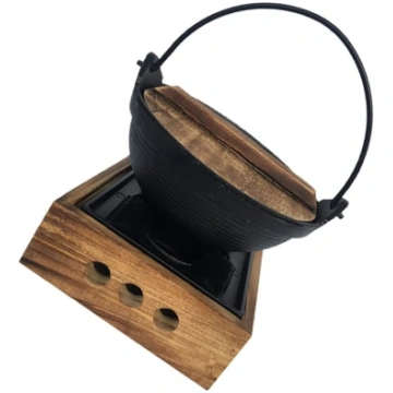 HEMOTON Sukiyaki Mandarin Pot Shabu Hot Pot Mini P