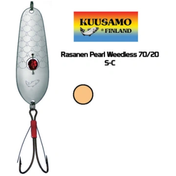 Pretzāļu vizulis Kuusamo Rasanen Pearl Weedless 70