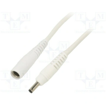 Cable; 1x1mm2; DC 3,5/1,3 plug,DC 5,5/2,1 socket;
