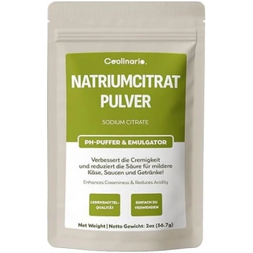 Coolinario nātrija citrāta pulveris (56 g) – pH bu