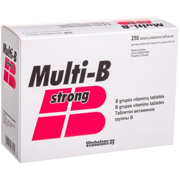 MULTI-B STRONG, 250 tabletes Vitabalans Oy