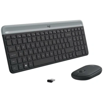 Logitech klaviatūra bezvadu komplekts MK470, 10 m 