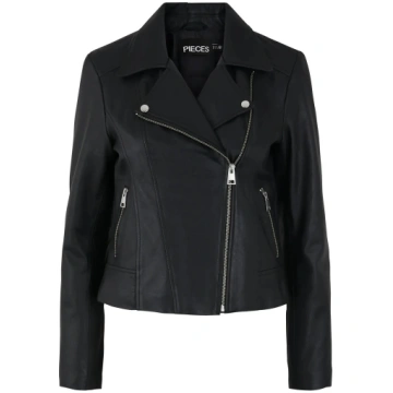 Pieces - Pcsusse Leather Jacket Noos - izmērs L
