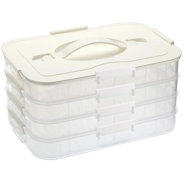 BSTKEY Plastmasas cepumu uzkodu uzglabāšanas konte