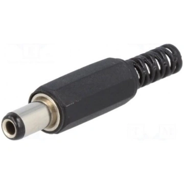 Plug; DC supply; female; 5.5/2.5mm; 5.5mm; 2.5mm; 