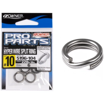 Riņķi Owner HYPER WIRE SPLIT RING 5196-104-10