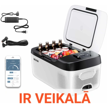 VEVOR 15L pārnēsājamais auto ledusskapis ar APP va
