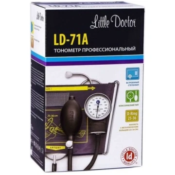 Tonometrs LittleDoctor LD-71A mehānisks, 1 gb