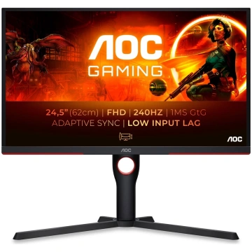 Monitors AOC 25G3ZM/BK | 24.5 " | VA | FHD | 16:9 