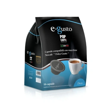 *16 Capsule Dolce Gusto Pop E-Gusto Miscela Decaff