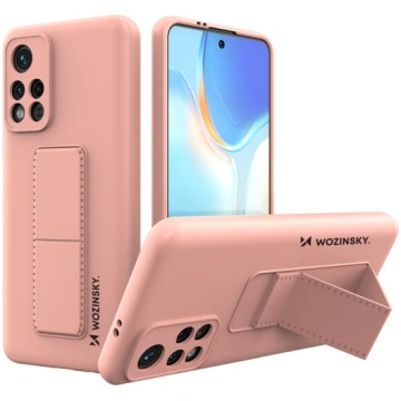 Telefona vāciņš Wozinsky Kickstand, rozā krās., Xi