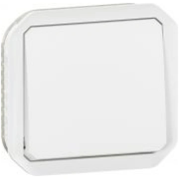 NEW PLEXO IP55 balts pārslēdzis montāžai virsapmet