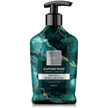 Šķidrās ziepes ar dozatoru LADY VENEZIA Menta & Be